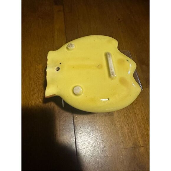 Vintage Painted Ceramic Banana Spoon Rest Kitchen Decor 6” - Picture 4 of 7